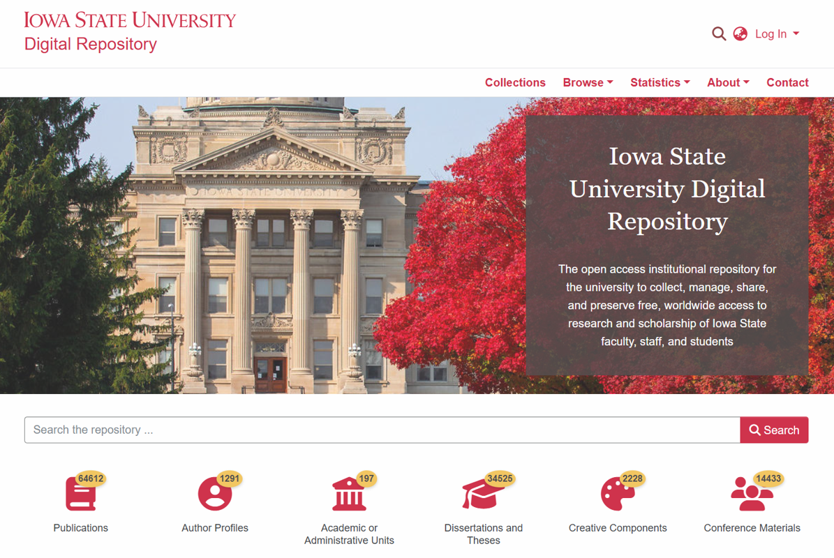 ISU Digital Repository home page