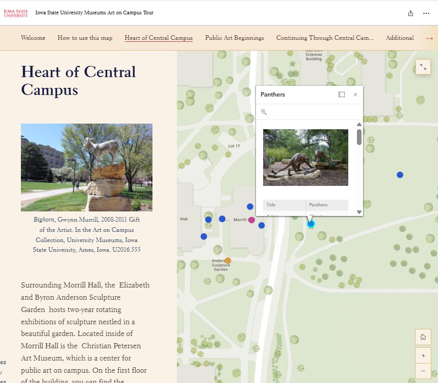thumbnail map of ISU campus